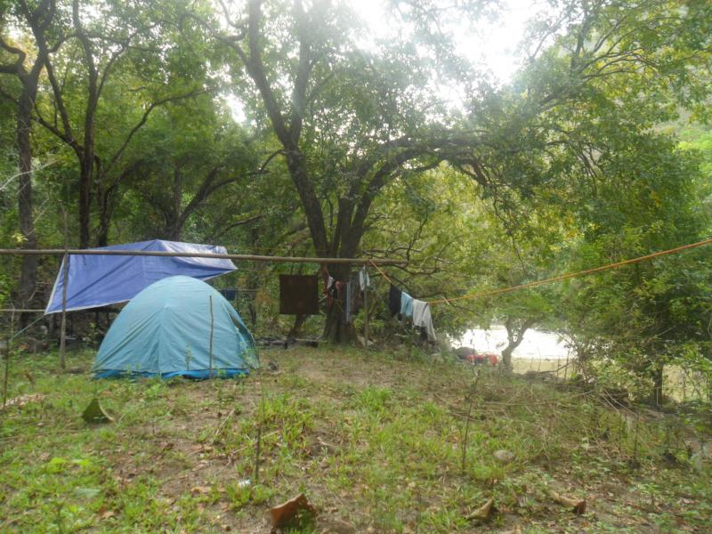 Camping by the river side of Sa'dan.